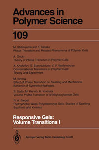 Vorderes Coverbild Responsive Gels: Volume Transitions 1