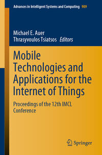Vorderes Coverbild Mobile Technologies and Applications for the Internet of Things