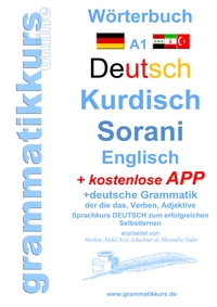 Vorderes Coverbild Wörterbuch Deutsch Kurdisch Sorani Niveau A1