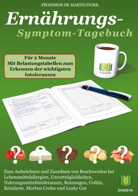 Vorderes Coverbild Ernährungs-Symptom-Tagebuch für 2 Monate