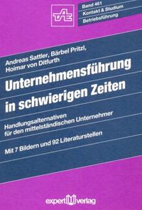 Vorderes Coverbild Unternehmensführung in schwierigen Zeiten