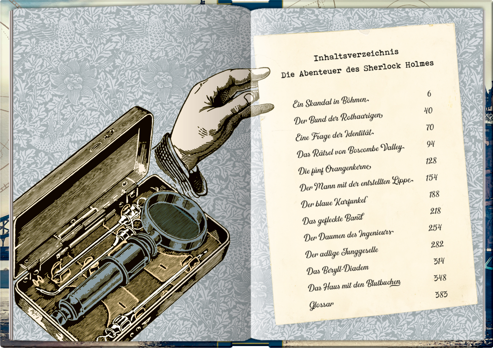 Beispielinhalt (Bild) Sherlock Holmes Bd. 2
