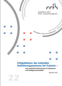 Vorderes Coverbild Erfolgsfaktoren des kulturellen Veränderungsprozesses bei Fusionen