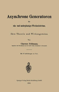 Vorderes Coverbild Asynchrone Generatoren für ein- und mehrphasige Wechselströme