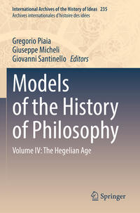 Vorderes Coverbild Models of the History of Philosophy