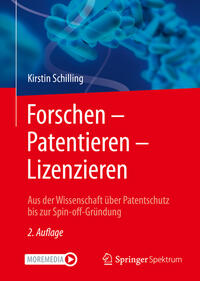 Vorderes Coverbild Forschen – Patentieren – Lizenzieren
