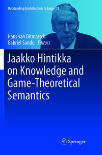 Vorderes Coverbild Jaakko Hintikka on Knowledge and Game-Theoretical Semantics
