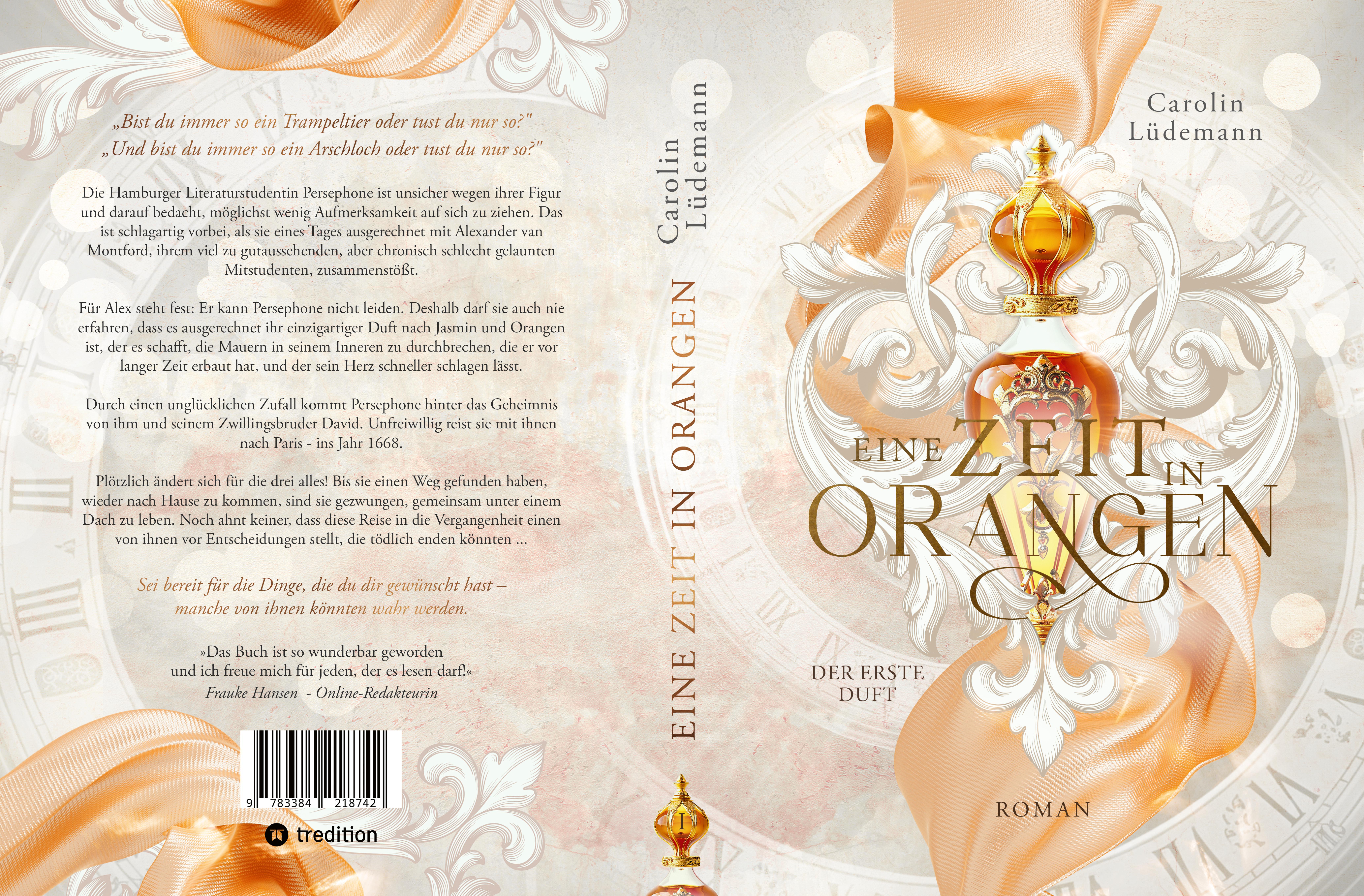 Gesamtes Coverbild Eine Zeit in Orangen