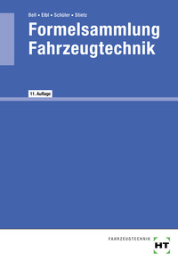 Vorderes Coverbild eBook inside: Buch und eBook Formelsammlung Fahrzeugtechnik