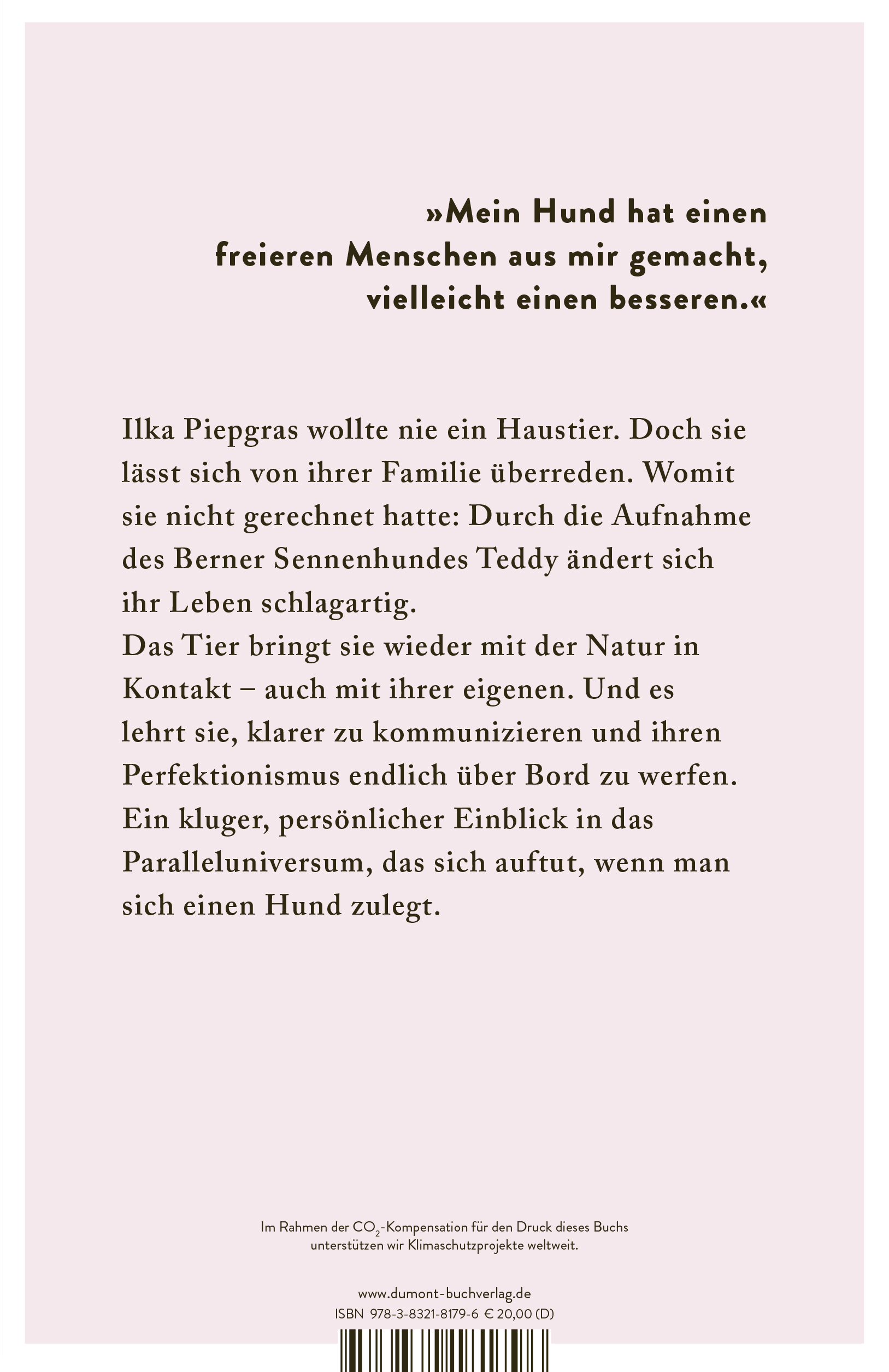 Rückseitencover Das Tier meines Lebens