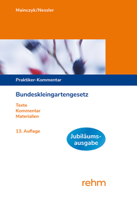 Vorderes Coverbild Bundeskleingartengesetz
