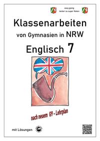Vorderes Coverbild Englisch 7 - Klassenarbeiten G9 (Green Line 3) von Gymnasien in NRW mit Lösungen