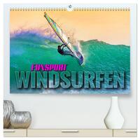 Vorderes Coverbild Funsport Windsurfen (hochwertiger Premium Wandkalender 2025 DIN A2 quer), Kunstdruck in Hochglanz