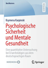 Vorderes Coverbild Psychologische Sicherheit und Mentale Gesundheit