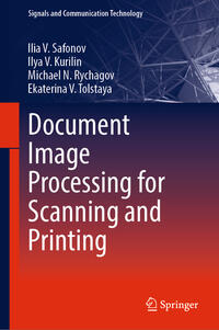 Vorderes Coverbild Document Image Processing for Scanning and Printing