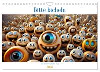 Vorderes Coverbild Bitte lächeln. Am besten jeden Tag. (Wandkalender 2026 DIN A4 quer), CALVENDO Monatskalender