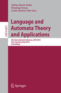 Vorderes Coverbild Language and Automata Theory and Applications