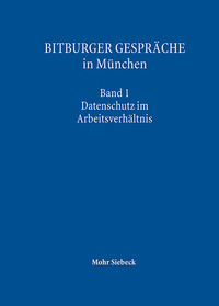 Vorderes Coverbild Bitburger Gespräche in München