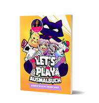 Vorderes Coverbild Let's Play Ausmalbuch