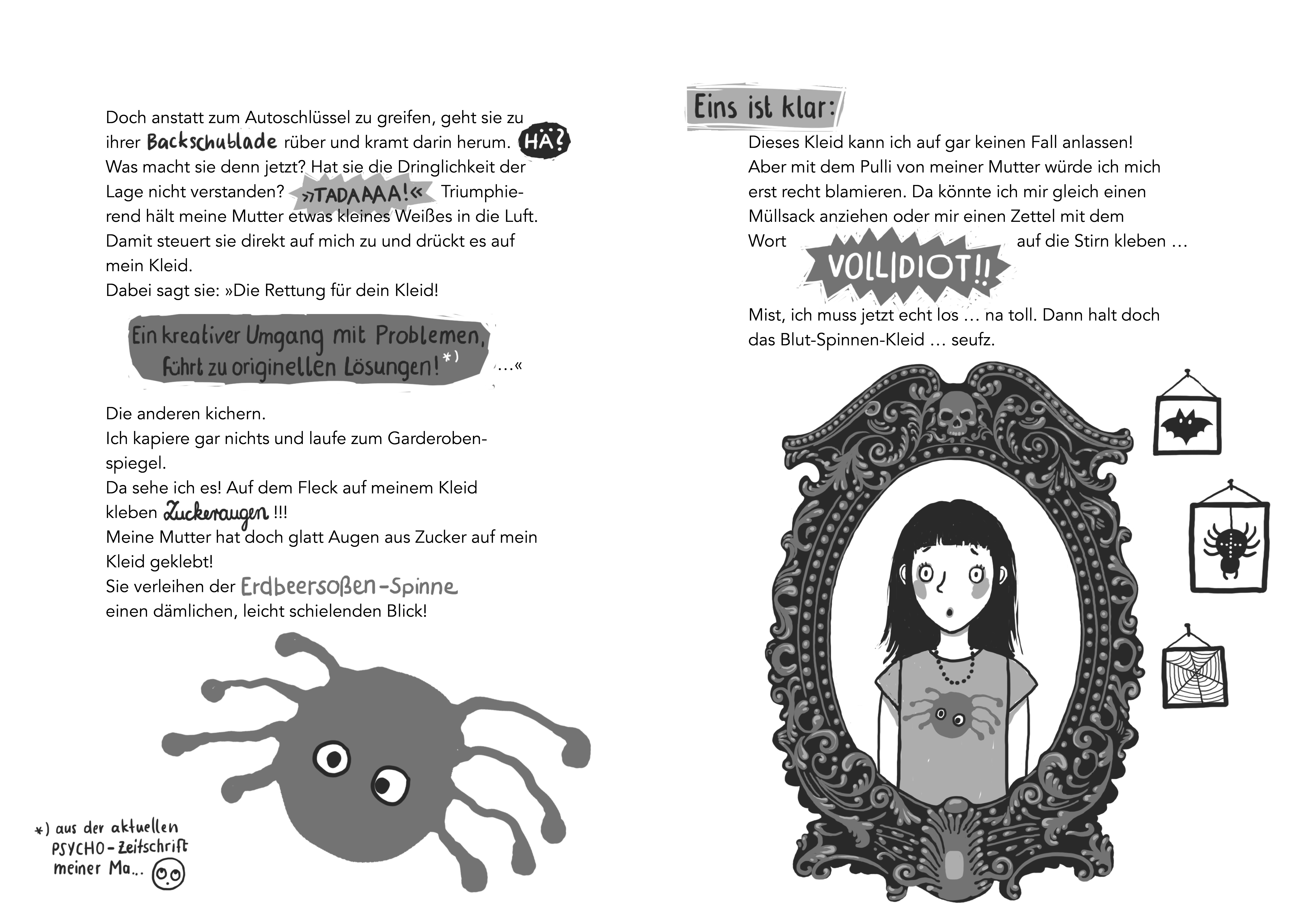 Beispielinhalt (Bild) Unheimlich peinlich – Das Tagebuch der Ruby Black