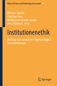 Vorderes Coverbild Institutionenethik