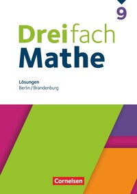 Vorderes Coverbild Dreifach Mathe - Berlin und Brandenburg - 9. Schuljahr
