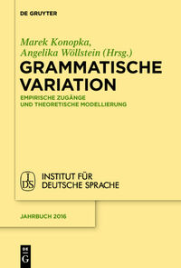 Vorderes Coverbild Grammatische Variation