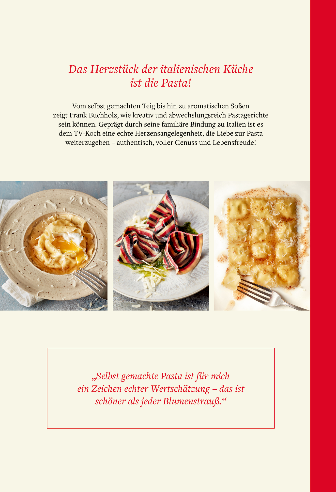 Rückseitencover Pasta e basta!