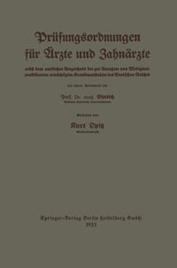Vorderes Coverbild Leitfaden der Prüfungsordnungen für Ärzte und Zahnärzte