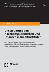 Vorderes Coverbild Die Steuerung von Nachhaltigkeitsrisiken und -chancen in Kreditinstituten