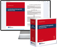 Vorderes Coverbild Landesbeamtengesetz Rheinland-Pfalz – Print + Digital