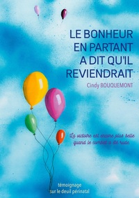 Vorderes Coverbild Le bonheur en partant a dit qu'il reviendrait