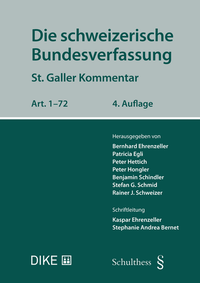 Vorderes Coverbild Die schweizerische Bundesverfassung