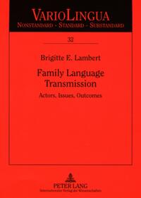 Vorderes Coverbild Family Language Transmission