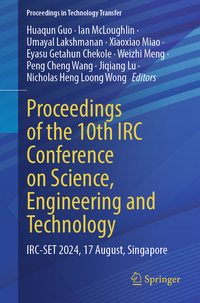 Vorderes Coverbild Proceedings of the 10th IRC Conference on Science, Engineering and Technology