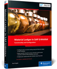 Vorderes Coverbild Material Ledger in SAP S/4HANA