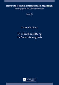 Vorderes Coverbild Die Familienstiftung im Außensteuergesetz