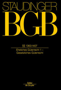 Vorderes Coverbild §§ 1363-1407
