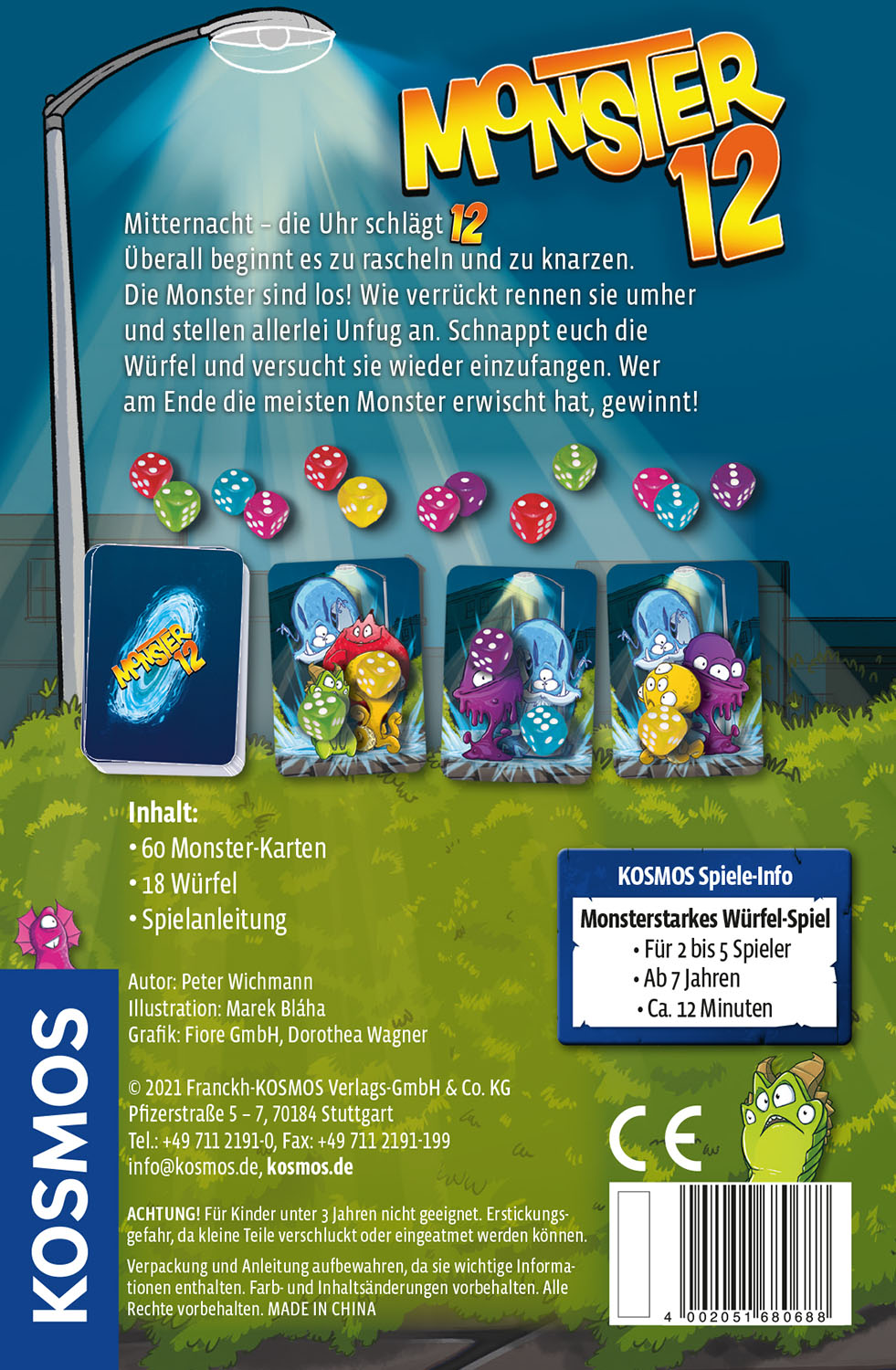 Rückseitencover Monster 12