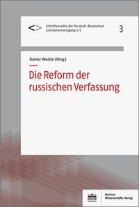 Vorderes Coverbild Die Reform der russischen Verfassung