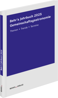 Vorderes Coverbild Behr's Jahrbuch 2025 Gemeinschaftsgastronomie
