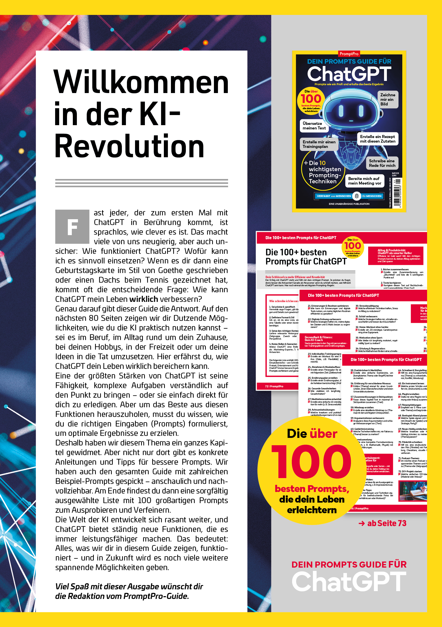 Beispielinhalt (Bild) Prompt Pro für ChatGPT