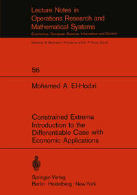 Vorderes Coverbild Constrained Extrema Introduction to the Differentiable Case with Economic Applications