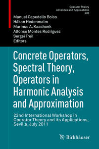 Vorderes Coverbild Concrete Operators, Spectral Theory, Operators in Harmonic Analysis and Approximation