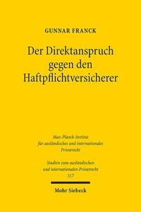 Vorderes Coverbild Der Direktanspruch gegen den Haftpflichtversicherer