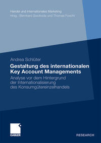 Vorderes Coverbild Gestaltung des internationalen Key Account Managements