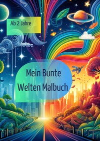 Vorderes Coverbild Bunte Welten: Dein kreatives Ausmalbuch für große und kleine Künstler