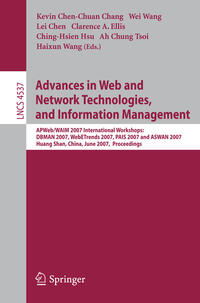 Vorderes Coverbild Advances in Web and Network Technologies, and Information Management