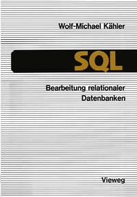 Vorderes Coverbild SQL — Bearbeitung relationaler Datenbanken