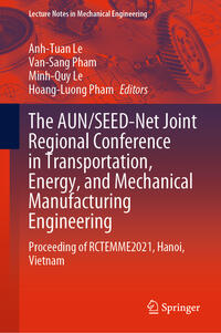 Vorderes Coverbild The AUN/SEED-Net Joint Regional Conference in Transportation, Energy, and Mechanical Manufacturing Engineering